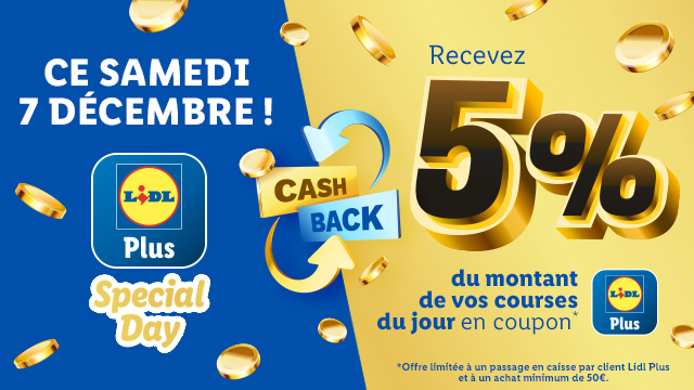 Spécial Day le samedi 7 décembre