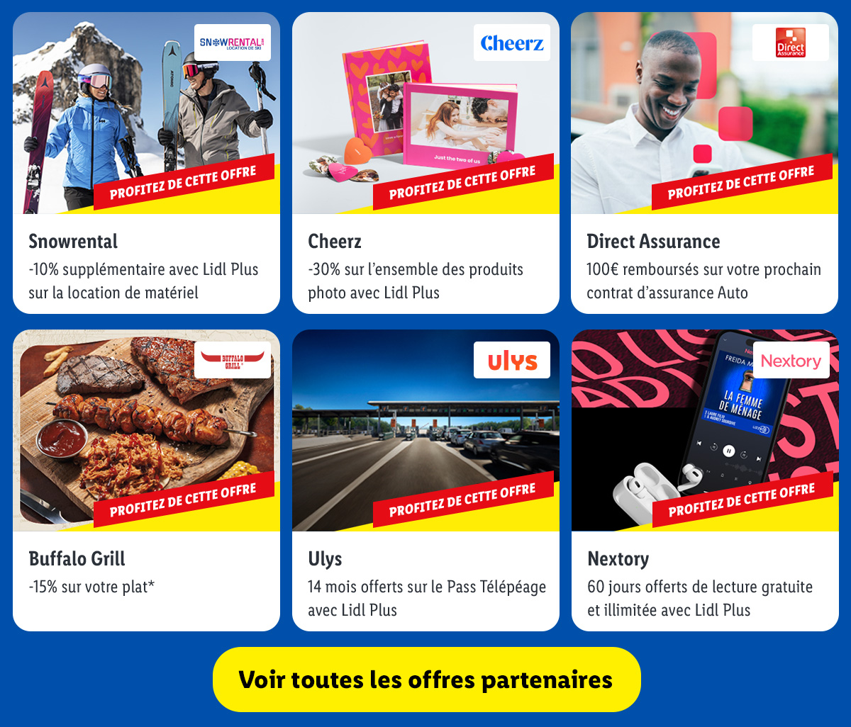 Profitez du meilleur de nos offres partenaires ! ✨​🎁​