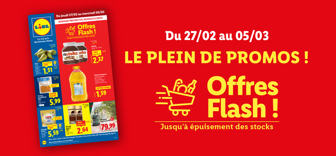 Toutes nos offres en supermarché !