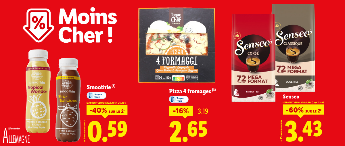 Lidl forcément moins cher !