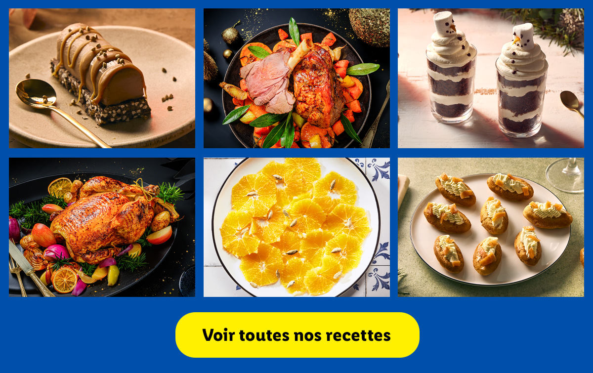 Trouvez l'inspiration avec toutes nos délicieuses recettes réalisées avec des produits Lidl