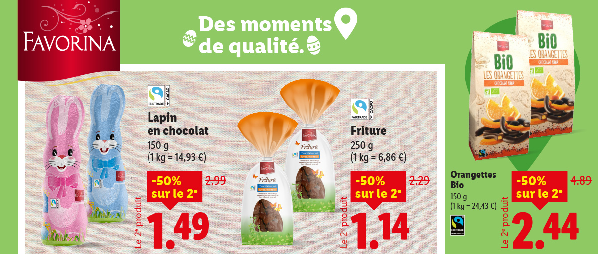 Produits disponibles dans votre supermarché Lidl