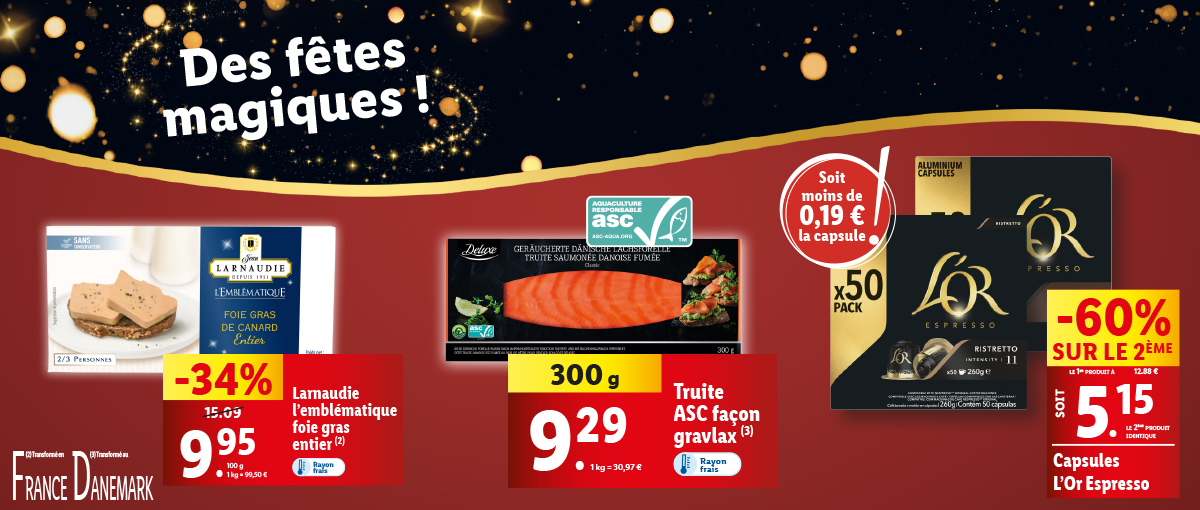 Les prix les moins chers à prix Lidl ! 