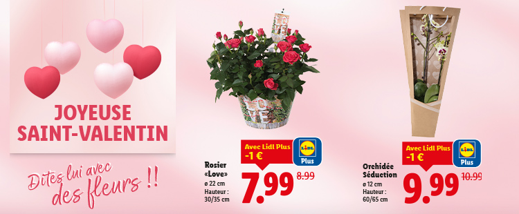 Lidl vous souhaite la Saint-Valentin 🌸​