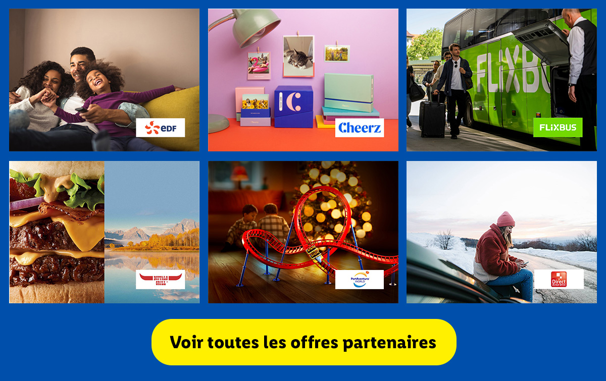 Découvrez ici toutes les offres partenaires en cours