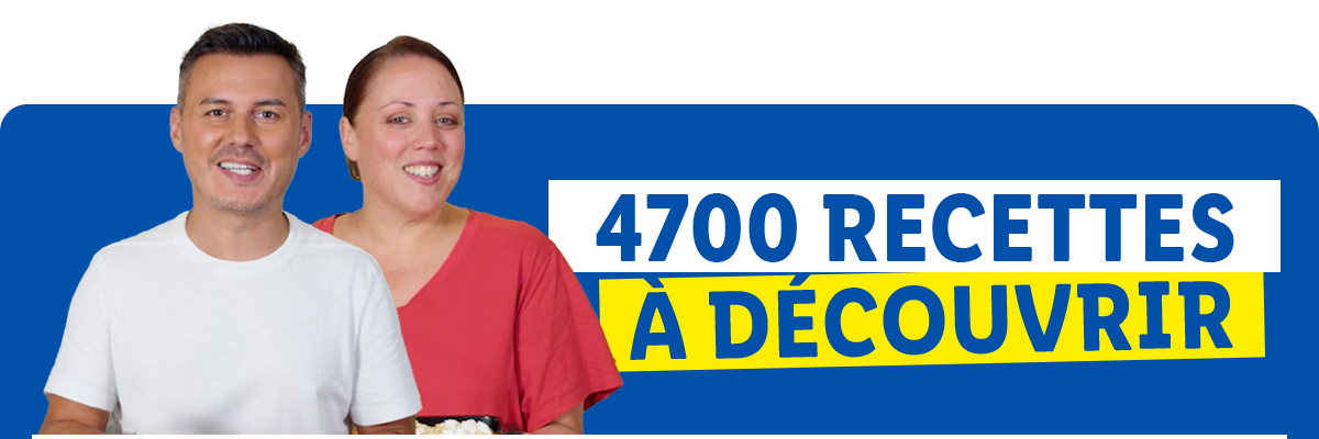 4700 recettes à découvrir !