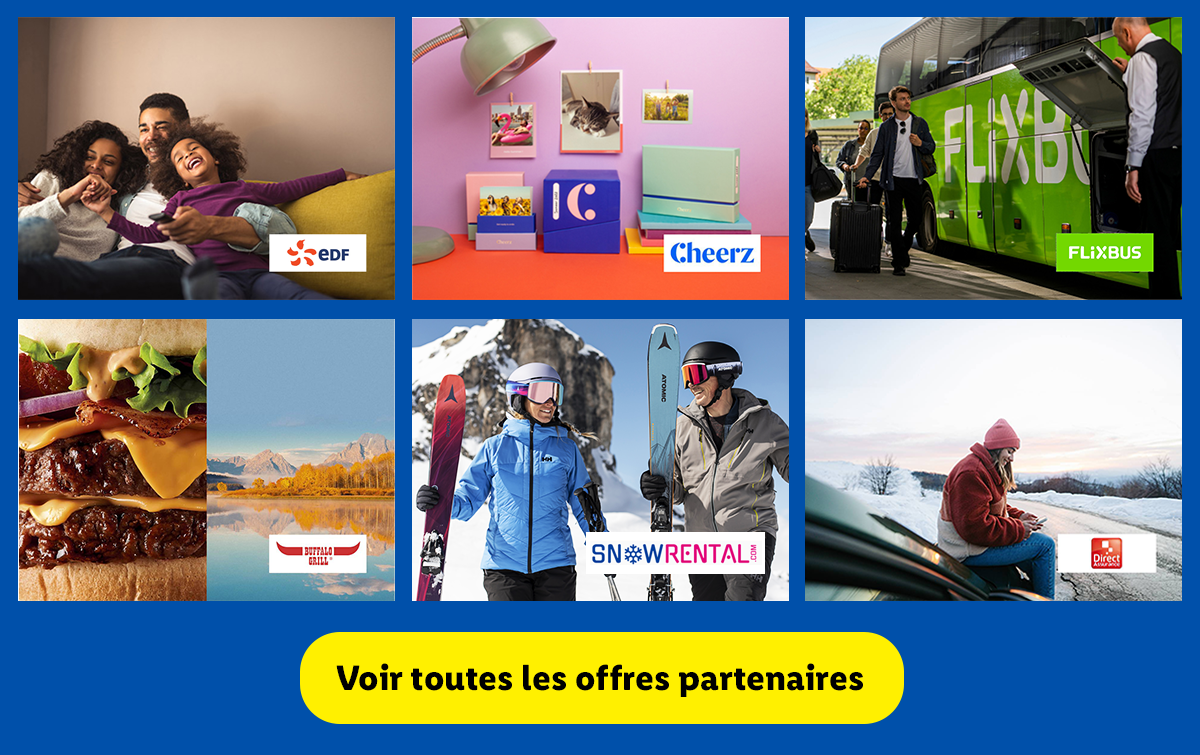 Découvrez ici toutes les offres partenaires en cours