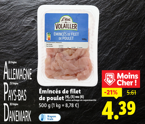 Produit disponible dans votre supermarché Lidl