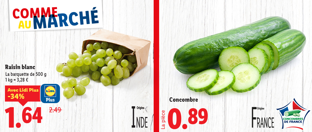 Les offres Moins cher de la semaine !