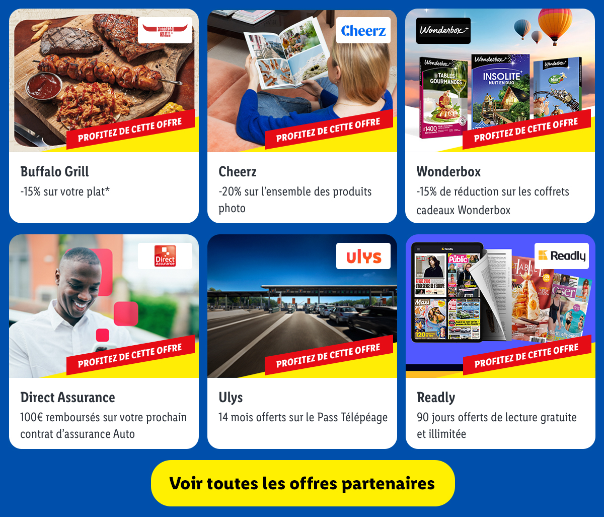 Profitez du meilleur de nos offres partenaires ! ✨​🎁​