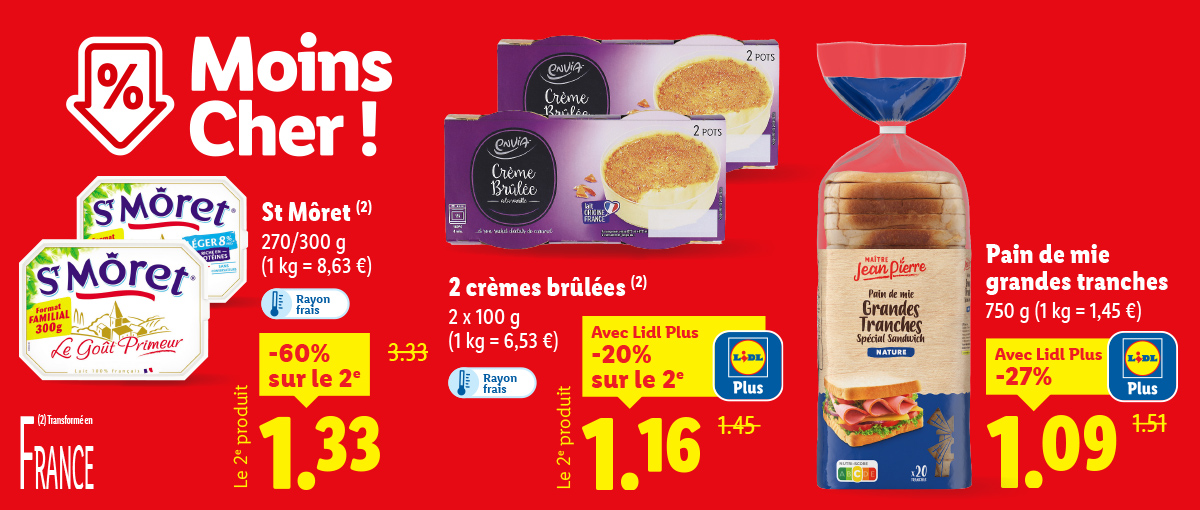 Lidl forcément moins cher !