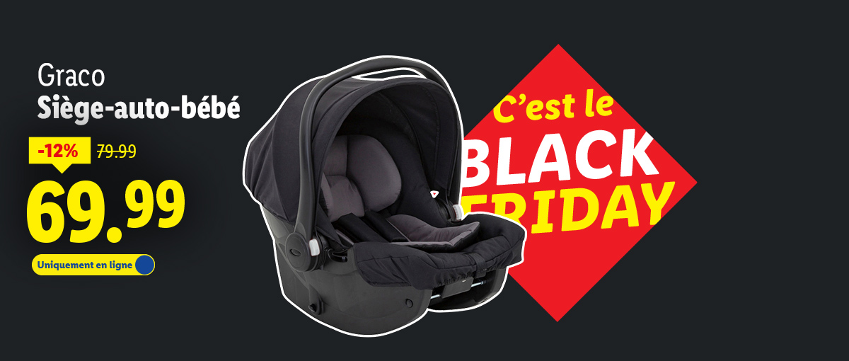 Siège auto bébé à 69.99€ sur Lidl.fr