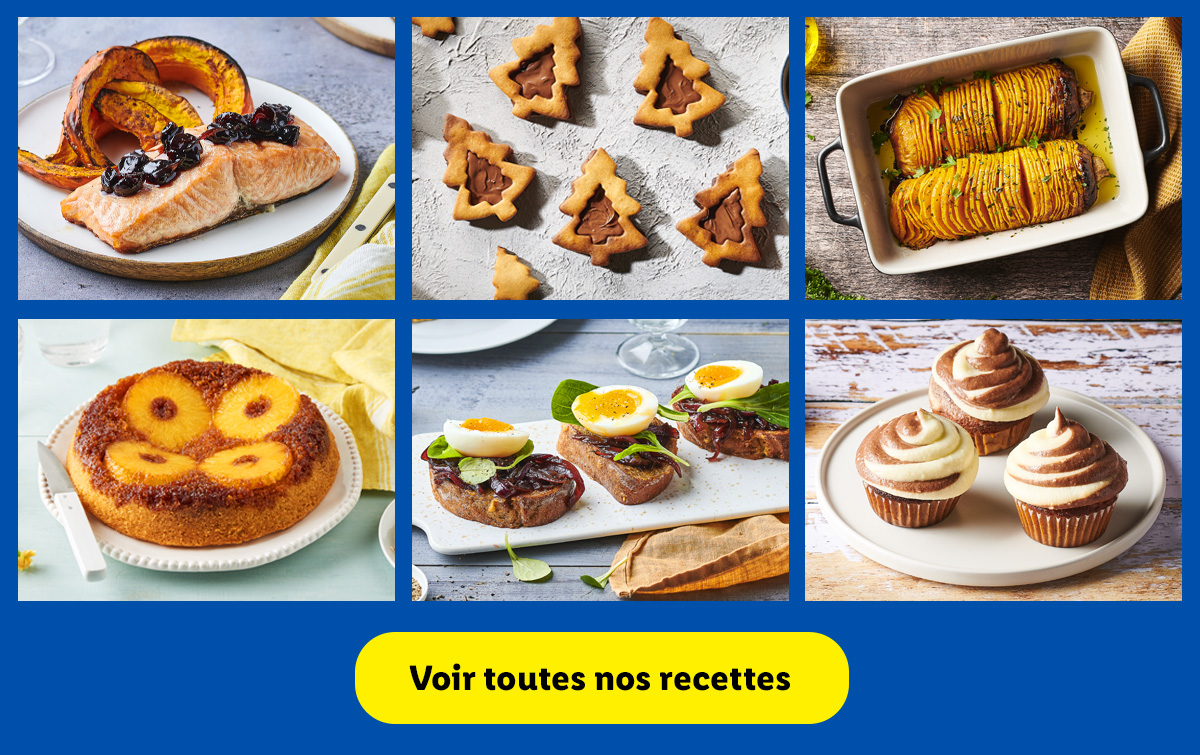 Trouvez l'inspiration avec toutes nos délicieuses recettes réalisées avec des produits Lidl