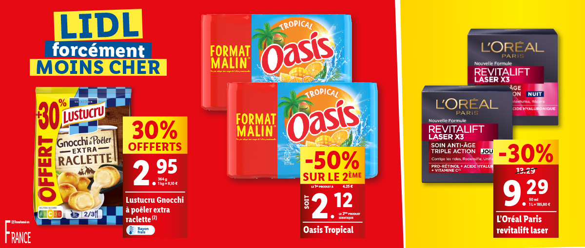Lidl, forcément moins cher !