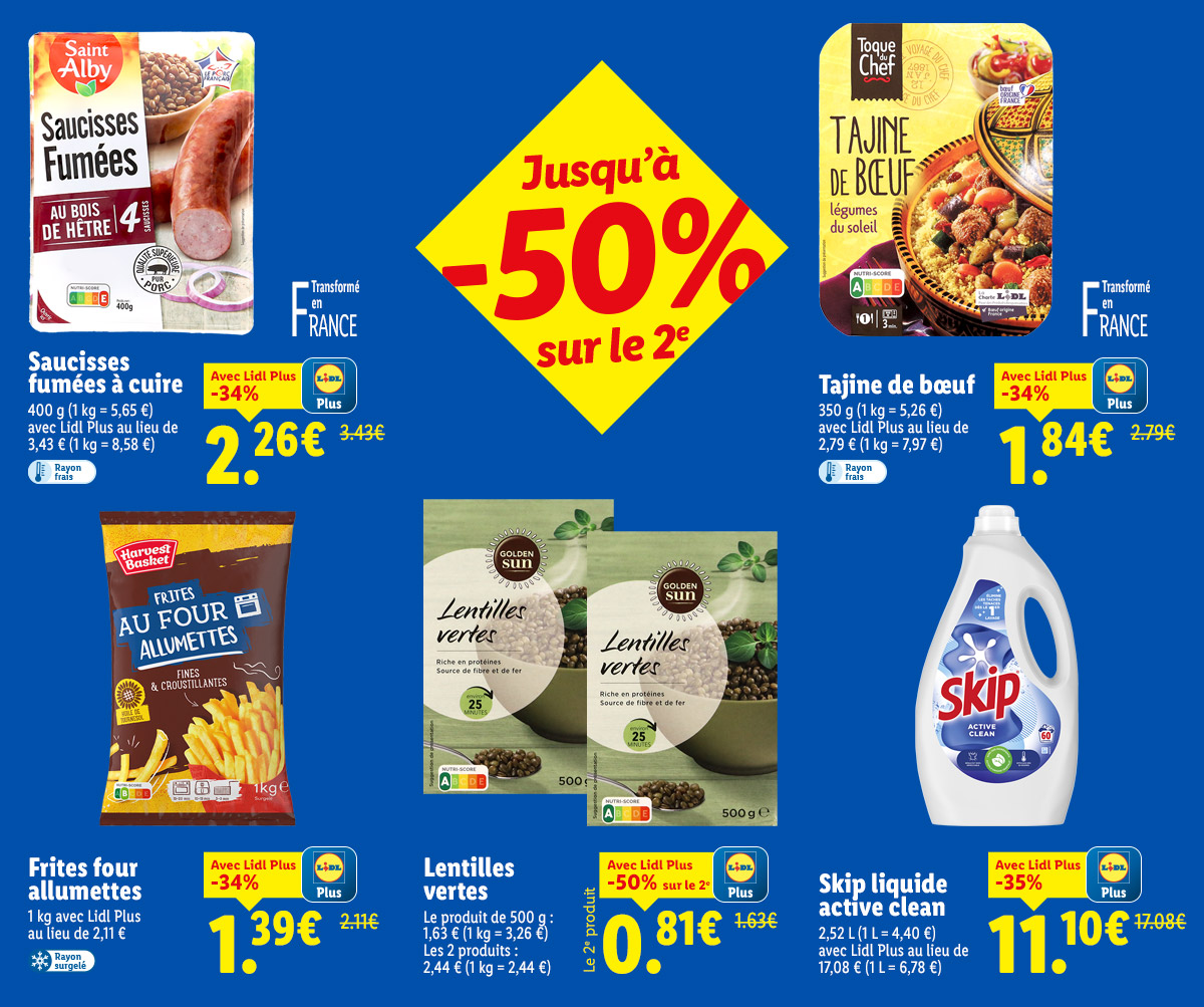 Vos avantages Lidl Plus