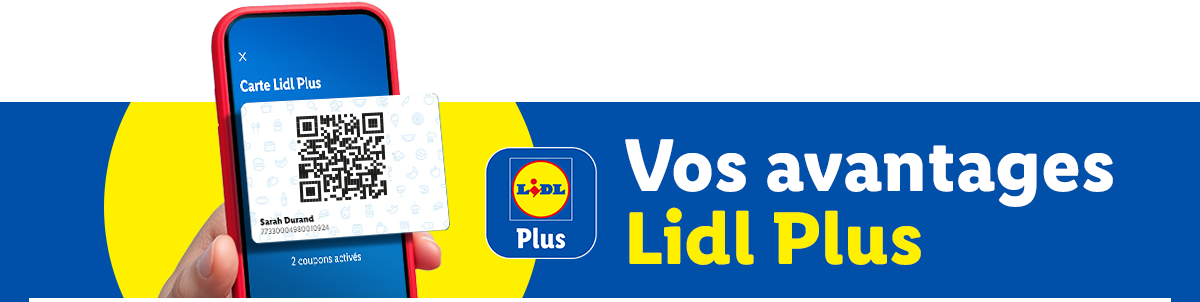 Vos avantages Lidl Plus