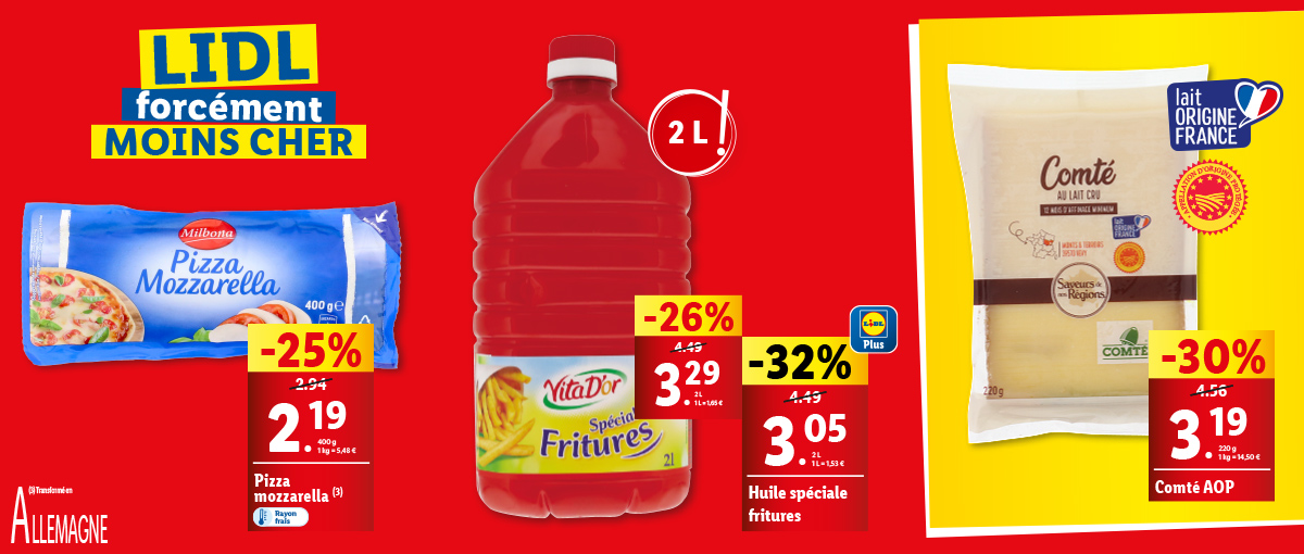 Lidl, forcément moins cher !